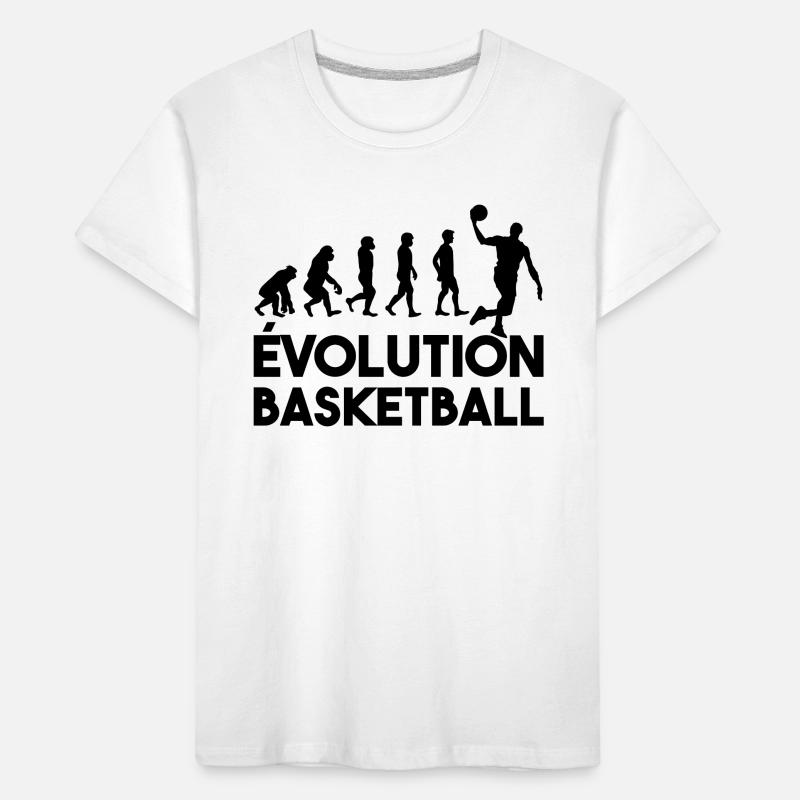 Basketball evolution Kids' Premium Organic T-Shirt
