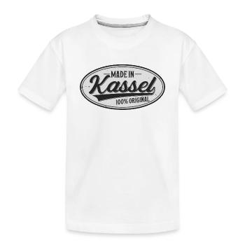 Kassel Original - Kinder Premium Bio T-Shirt - Weiß - Vorne