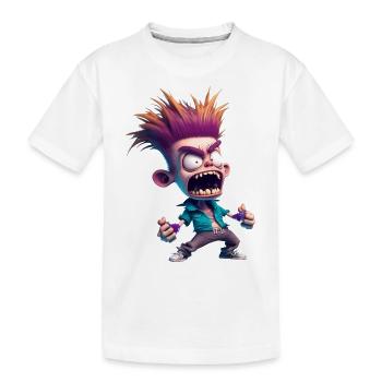 Timmy énervé - T-shirt bio Premium Enfant - blanc - Devant