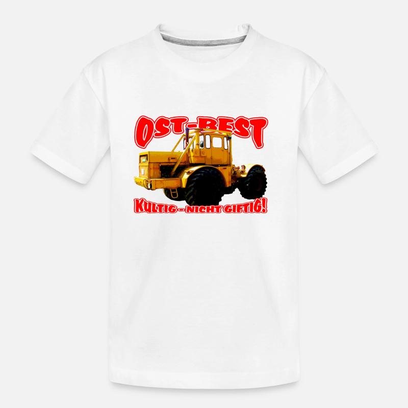 Kirovets K-700 Traktor - Kinder Premium Bio T-Shirt - Weiß