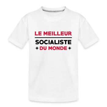 Socialisme / Socialiste / Syndicat / Politique PS - T-shirt bio Premium Enfant - blanc - Devant