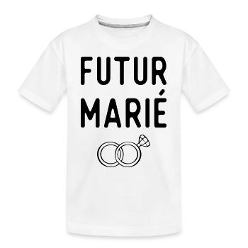 Futur marié evg - T-shirt bio Premium Enfant - blanc - Devant