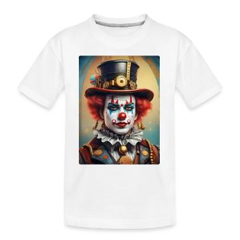 Clown Steampunk 1.11 - T-shirt bio Premium Enfant - blanc - Devant