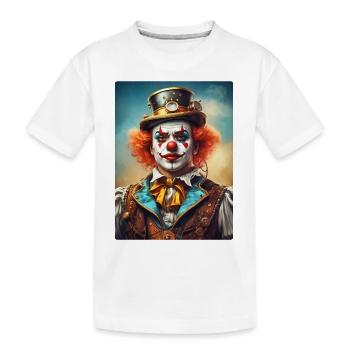 Clown Steampunk 1.8 - T-shirt bio Premium Enfant - blanc - Devant