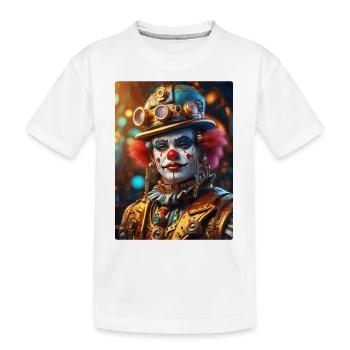 Clown Steampunk 1.19 - T-shirt bio Premium Enfant - blanc - Devant