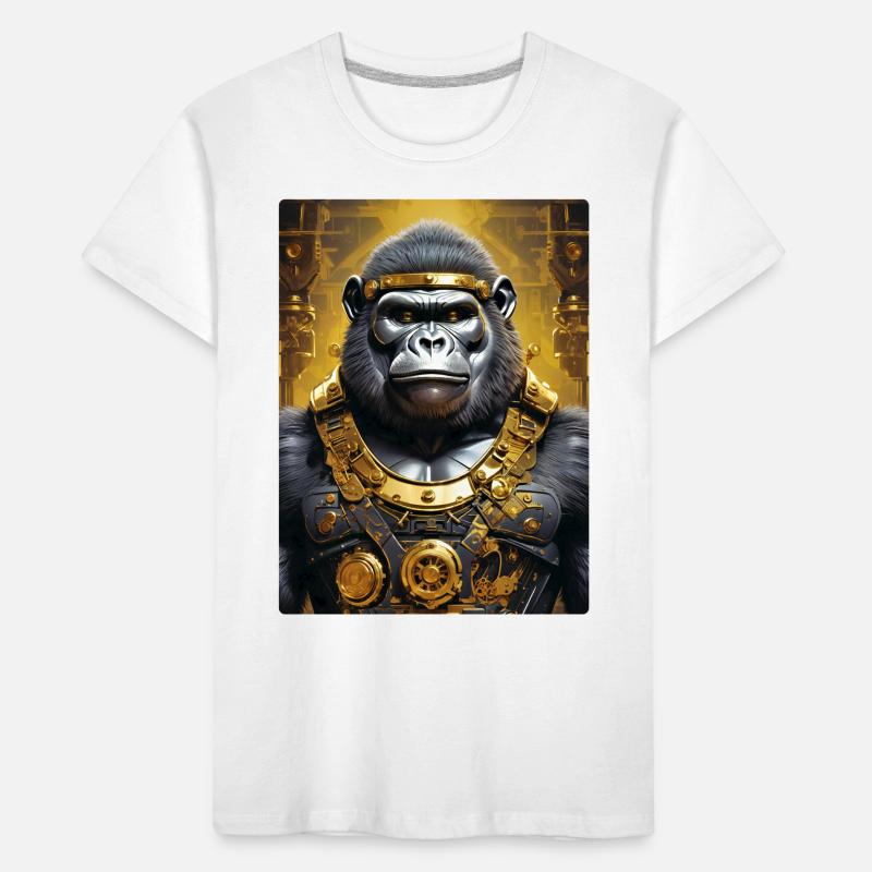 Steampunk Gorilla 1.1 Kinder Premium Bio T-Shirt