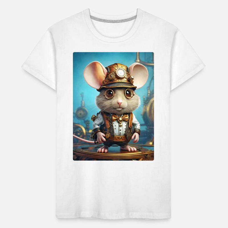 Steampunk Mouse 1.2 Kids' Premium Organic T-Shirt
