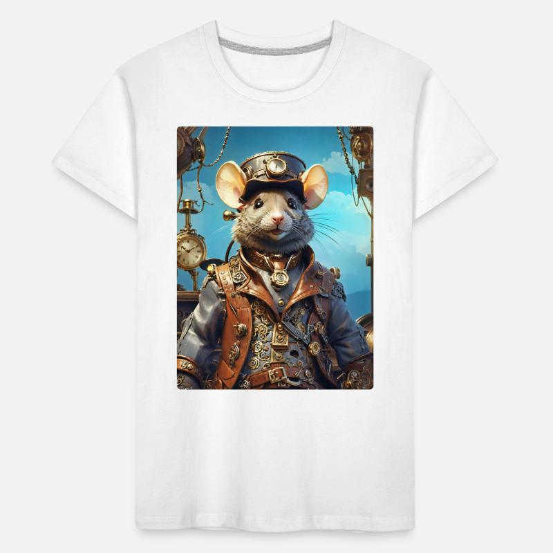 Steampunk Rat 1.3 Kids' Premium Organic T-Shirt
