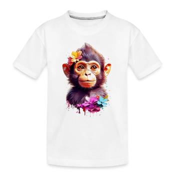 Singe Singe V1 24 11 - T-shirt bio Premium Enfant - blanc - Devant