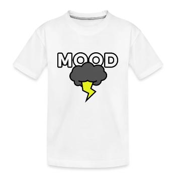 Dark Thunder Cloud - MOOD: Digitale Zeichnung - Kinder Premium Bio T-Shirt - Weiß - Vorne