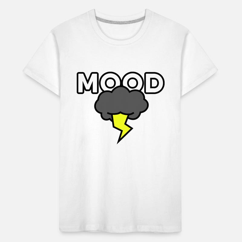 Dark Thunder Cloud - MOOD: Digital Drawing Kids' Premium Organic T-Shirt