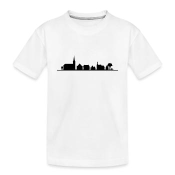 Votre village, votre horizon - T-shirt bio Premium Enfant - blanc - Devant