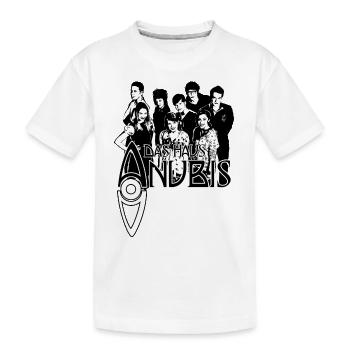 Haus Anubis Gruppenbild - Kinder Premium Bio T-Shirt - Weiß - Vorne