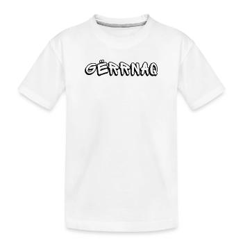 GËRRNAQ - Kinder Premium Bio T-Shirt - Weiß - Vorne