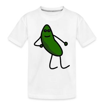 Chilled Jay - green - Kinder Premium Bio T-Shirt - Weiß - Vorne