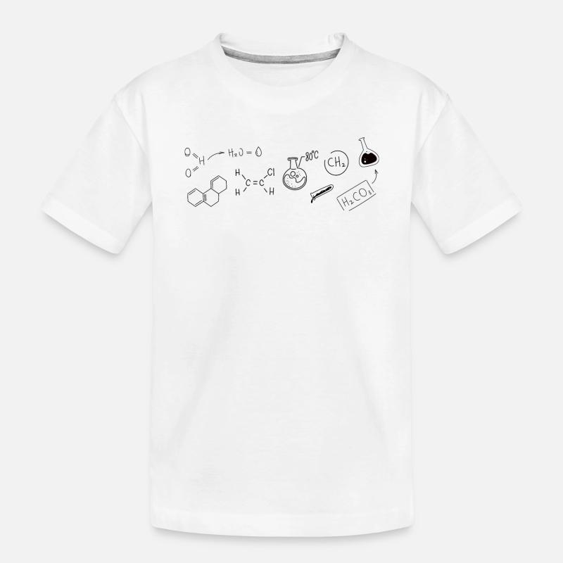 Chimie Formule structurale - T-shirt bio Premium Enfant - blanc