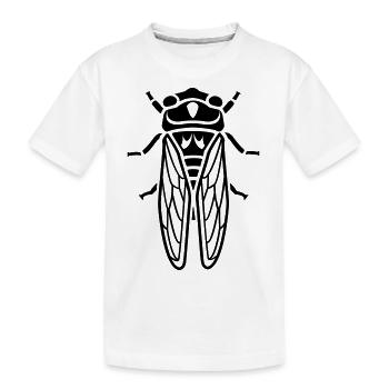 Cicada - insectes - T-shirt bio Premium Enfant - blanc - Devant