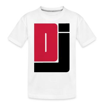 DJ - T-shirt bio Premium Enfant - blanc - Devant