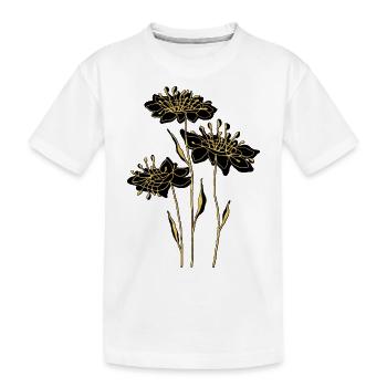 Fleur - T-shirt bio Premium Enfant - blanc - Devant