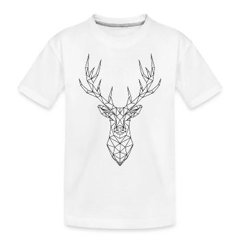 Cerf - T-shirt bio Premium Enfant - blanc - Devant