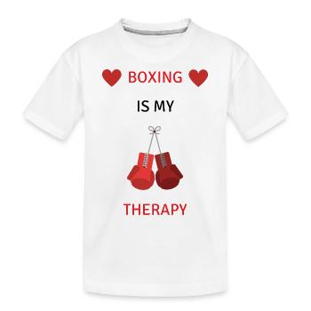 Boxe - T-shirt bio Premium Enfant - blanc - Devant