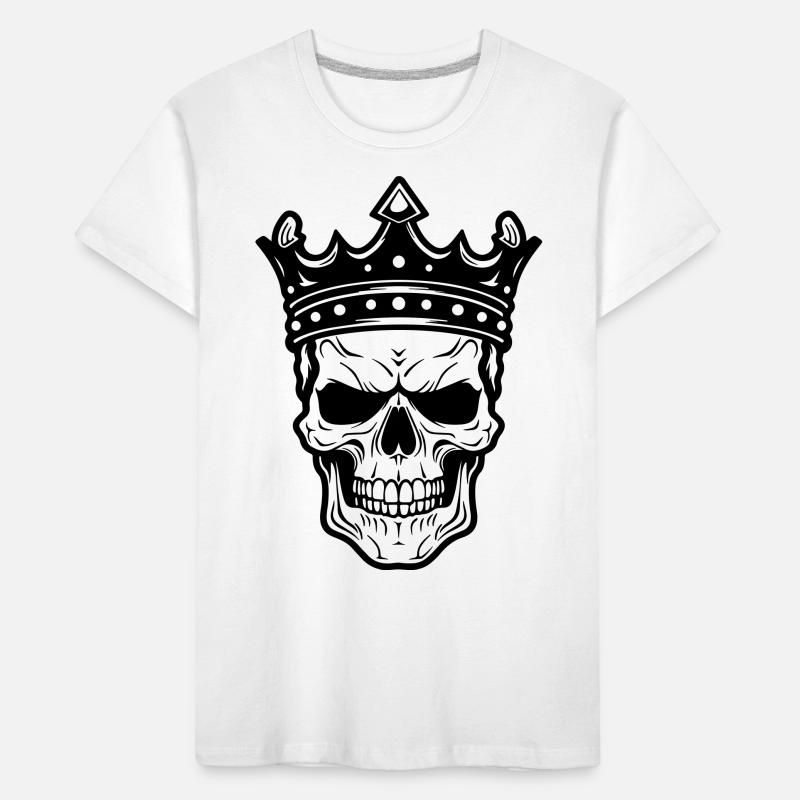 King Skull Kids' Premium Organic T-Shirt