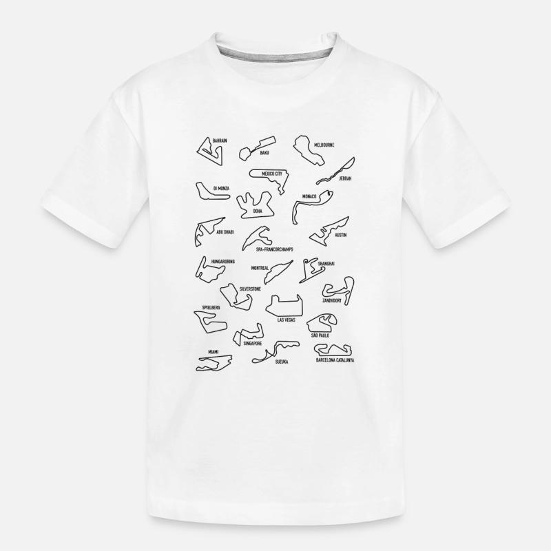 Circuits de - T-shirt bio Premium Enfant - blanc