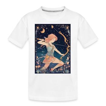 Sternzeichen Schütze - Kinder Premium Bio T-Shirt - Weiß - Vorne