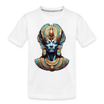 Ägypten / Pharao / Mumien / Hieroglyphen / Sphinx - Kinder Premium Bio T-Shirt - Weiß - Vorne