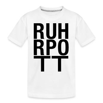 Ruhrpott, Typo, Police De Caractère, Région de la Ruhr - T-shirt bio Premium Enfant - blanc - Devant