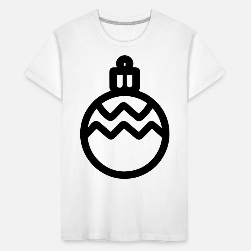 Weihnachtskugel Kinder Premium Bio T-Shirt