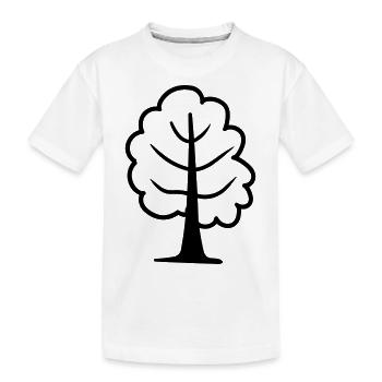 arbre - T-shirt bio Premium Enfant - blanc - Devant