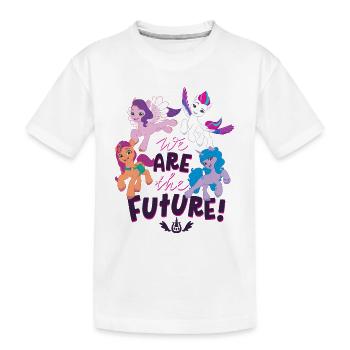 My Little Pony We Are The Future! - Kinder Premium Bio T-Shirt - Weiß - Vorne