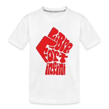 LIBRE FORT hom - let's talk - T-shirt bio Premium Enfant - blanc - Devant