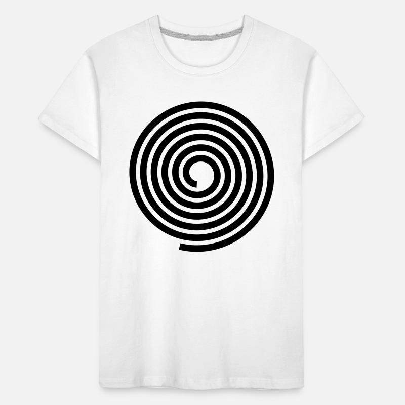 Spirals pattern vector template Kids' Premium Organic T-Shirt