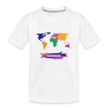Discoverer voyage du monde - T-shirt bio Premium Enfant - blanc - Devant