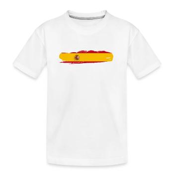 Espagne - T-shirt bio Premium Enfant - blanc - Devant