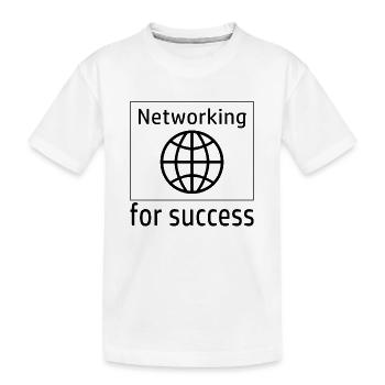 Pour réussir - networking, motivation, carrière. - T-shirt bio Premium Enfant - blanc - Devant