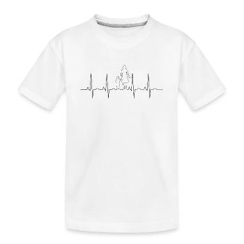 Mama Mutter Sohn Tochter Alleinerziehend Geschenk - Kinder Premium Bio T-Shirt - Weiß - Vorne