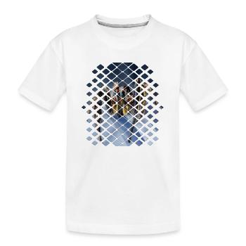 Spinne - Kinder Premium Bio T-Shirt - Weiß - Vorne