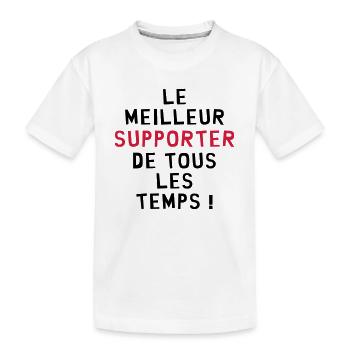 Supporter / Supportrice / Sport / Supporteur - T-shirt bio Premium Enfant - blanc - Devant