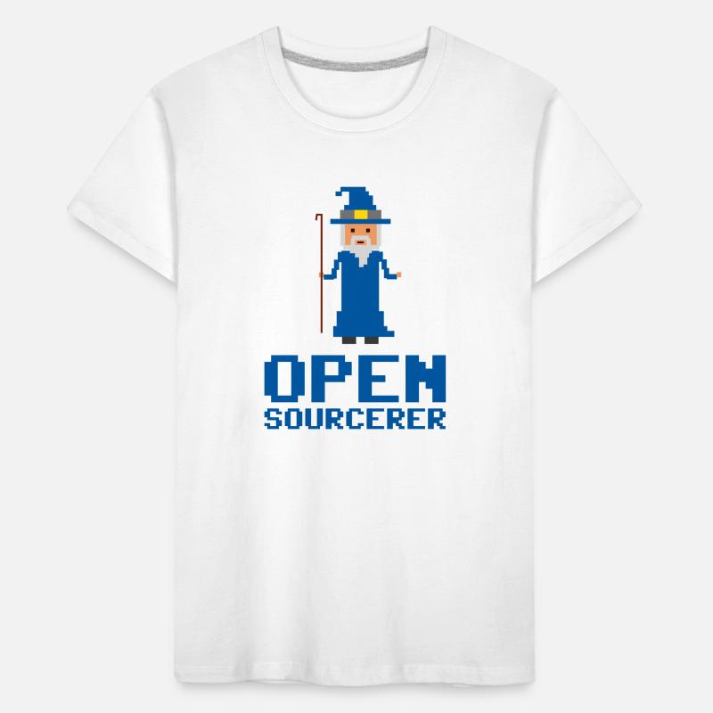 Developer Open Sourcerer Funny gift idea Kids' Premium Organic T-Shirt