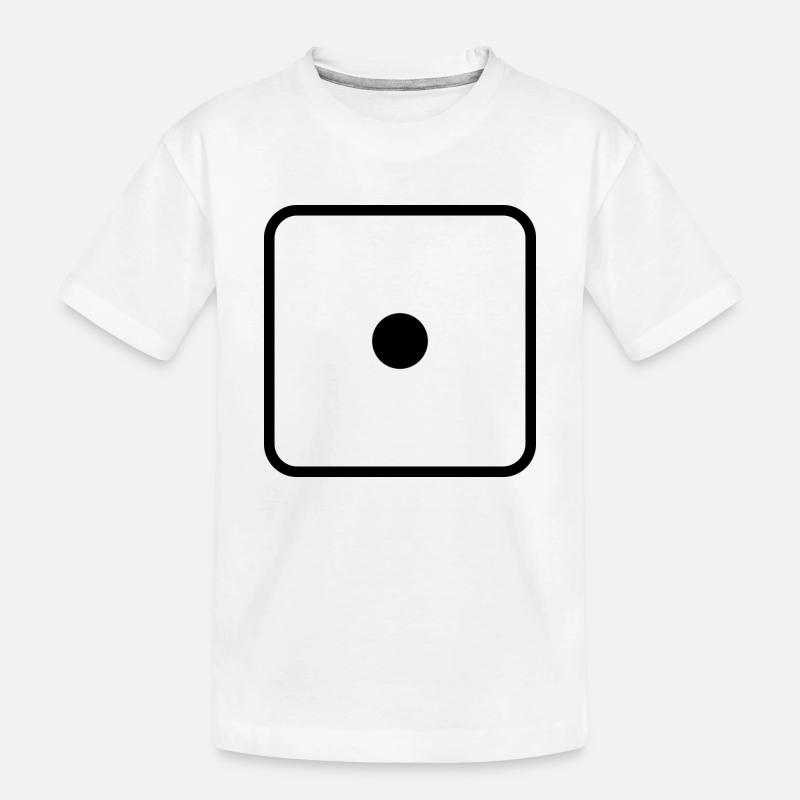 Numéro de cube 1 - T-shirt bio Premium Enfant - blanc