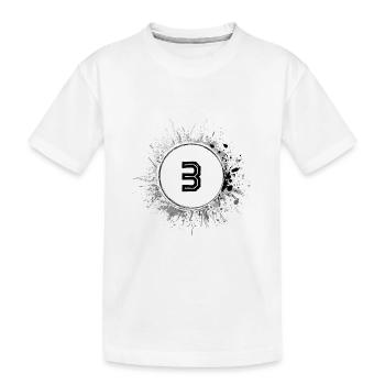 3 Nombre d’objets blob - T-shirt bio Premium Enfant - blanc - Devant