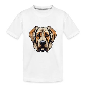 Tête de chien Kangal - T-shirt bio Premium Enfant - blanc - Devant