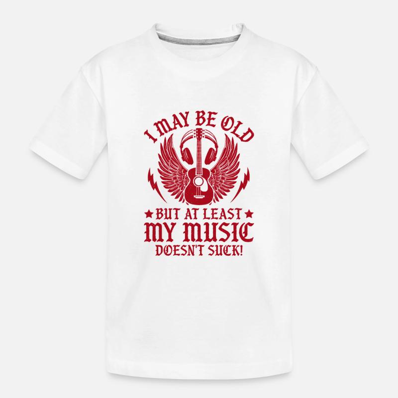 Rock And Roll - Kinder Premium Bio T-Shirt - Weiß