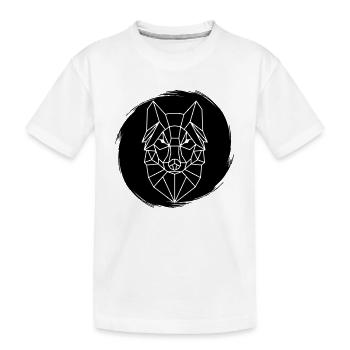 Grunge de loup - T-shirt bio Premium Enfant - blanc - Devant