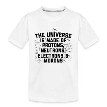 Physik Universum | Physiker Studenten Geschenkidee - Kinder Premium Bio T-Shirt - Weiß - Vorne