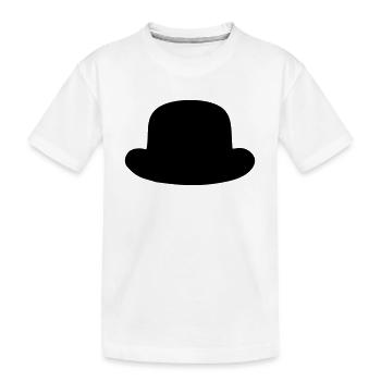 Gentleman Hut - Kinder Premium Bio T-Shirt - Weiß - Vorne