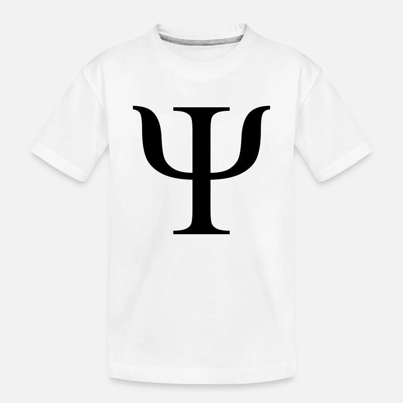 Psi - Kinder Premium Bio T-Shirt - Weiß